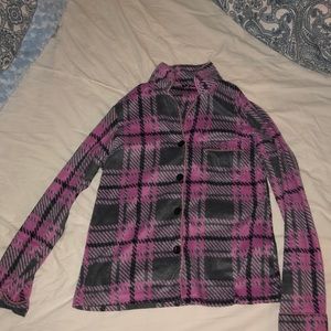 Plaid pajama shirt